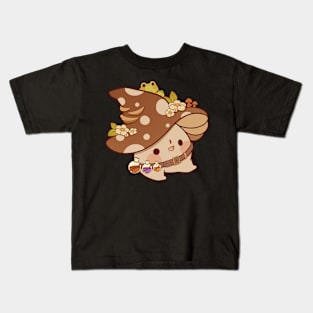 Witchy mushroom with potions Kids T-Shirt